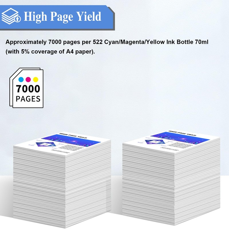 SHUOLEI T522 Ink Refill Bottles ET-2800 ET-4800 ET-2400 ET-2803 for