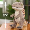 Just Play Jurassic World Rebirth Spinosaurus Dinosaur, Plush Dino, 9.5"