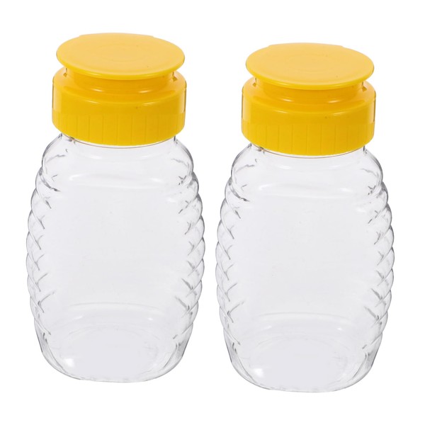 FUNOMOCYA Honey Decanter Beehive Style Refillable Honey Bottle for Sugar