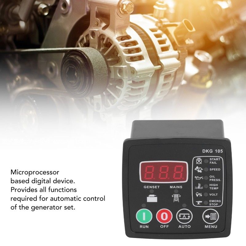 Diesel Generator Controller Programmable Automatic Mains Failure Control Unit 277V