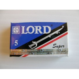 50 Lord Super Stainless Double Edge Safety Razor Blades Blue