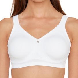 SUSA 8107-3 Women's Capri White Non-Padded Non-Wired Support Coverage Moulded Full Cup Bra 40F