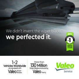 Valeo 178500 Silencio Visioblade Windshield Wiper Blade Set Compatible with Select Volvo V60 and S60 Models, Unheated 24/20 inch Pack of 2 Premium OEM Wipers, Replacement Windshield Wipers