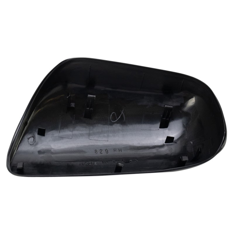 TRQ Exterior Mirror Cap Cover Black RH Passenger Side for