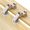 Cabinet Hinges, Pack of 2, 175 Degree Hinges for Cabinet