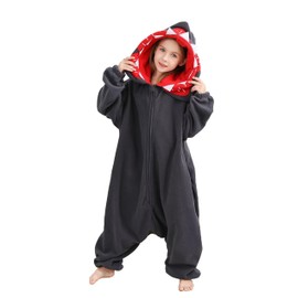 DarkCom - Pijama de animales para niños, mujeres y hombres, disfraz de Halloween, pijamas de Navidad, ropa de dormir, Perro, 6-7 Años