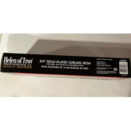Helen Of Troy 3/4” Gold Plated Professional Series Curling Iron Even High Heat