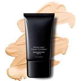 Jolie Mineral Liquid Powder Foundation SPF 15 1 Fl. Oz. Hypoallergenic - For All Skin Types (Linen)