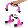 com-four® 2 x push-up handles, handles for push-ups, gentle on