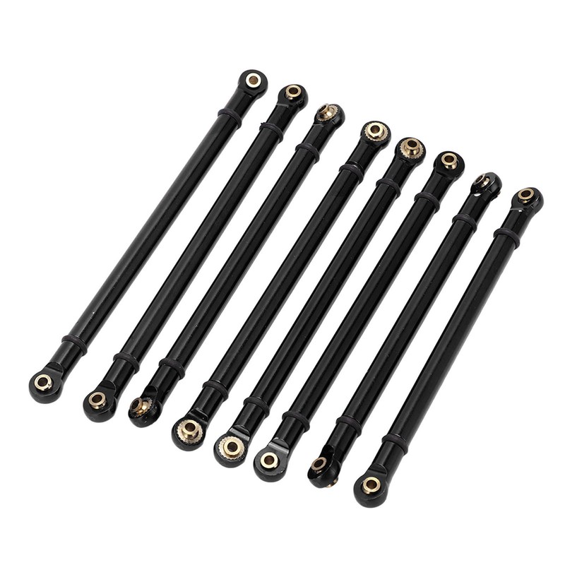 8pcs M3 Aluminum Alloy Link Rod Linkage Set for Axial