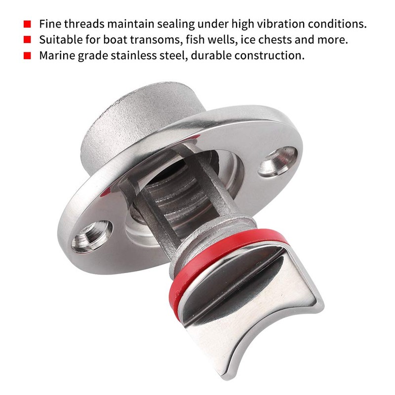 For Drain Plug - Drain Plug for Boat, Marine Polished