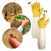 ERMWALR Goatskin Beekeeping Gloves, Puncture Resistant Beekeeping Gloves, Suitable for