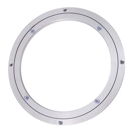 Placa Giratoria con Rodamiento Giratorio de 10 Pulgadas, Aleación de Aluminio Resistente, Ideal para Servicios de Catering y Uso Doméstico, Rodamiento giratorio de aleación (10 pulgadas * H8.5MM)