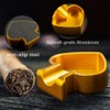 Defuzie Cigar Ashtray Aluminum Cigar Ashtrays for Outdoors Cigar Ash
