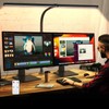 MACASA Double Head LED Desk Lamp with Remote Control for