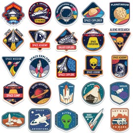 Cartoon Astronaut Stickers for Laptop(52Pcs),Gift for Kids Teens Adults Girl,Space Waterproof Stickers for Water Bottle,Vinyl Stickers for Scrapbook,Journal,Dairy,Skateboard