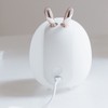 Silicone Night Light USB Rechargeable LED Light Source Cute Rabbit