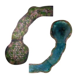 Monster Scenery: Rivers and Roads Neoprene Playmat Pieces