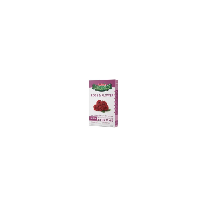 Jobes 09426 4 Lb Organic Rose & Flower Granular Fertilizer