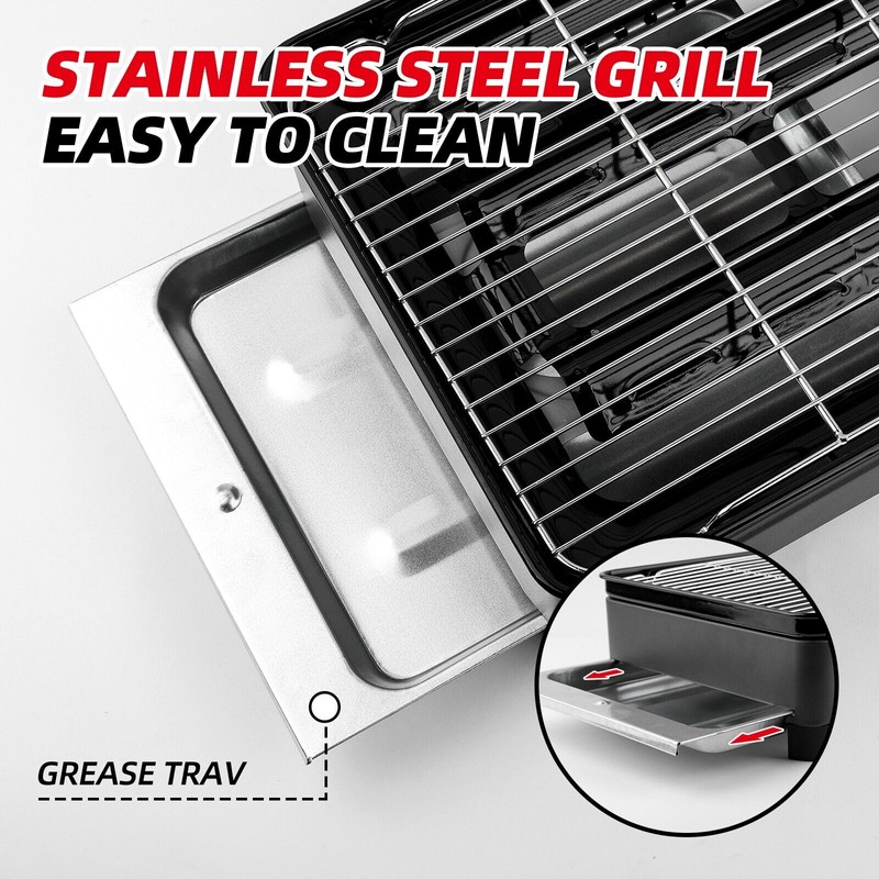 QUICK START Butane Stove with Griddle Top and Carrying Case,