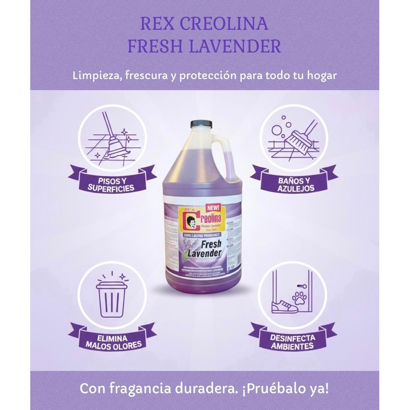 Creolina Fresh Lavender - Multi-Surface Cleaner 128 oz