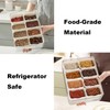 Snackle Box Container,Portable Snack Box 8 Compartment Divided Serving Tray
