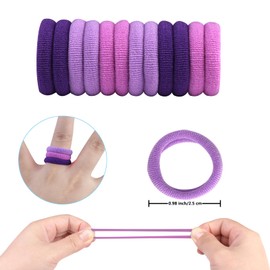 Zingso Baby Hair Scrunchies Girls 100 Pieces Mini Soft Nylon Hair Bows Hair Bands Girls Children Hair Scrunchies Girls Hair Ties Small Hair Bobbles for Small Girls Ample Choice of Colours