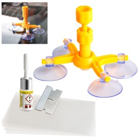 BSONEDO Windshield Crack Chip Repair Kit, Glass Repair Kit Liquid Fast Repair for Cracks, Chips, Bullseyes and Starbursts in Car Windscreens