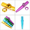 6 Colors Kazoo Musical Instruments Aluminum Alloy Kazoo Sets with