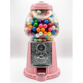 Gumball Dreams Classic Gumball Machine/Candy Dispenser, 9 Inch - Bubble Gum Pink