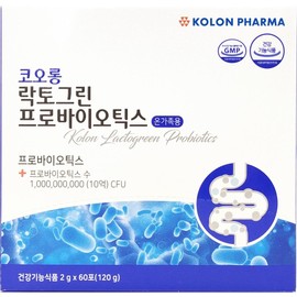 코오롱 락토그린 프로바이오틱스 온가족용 60포 Kolon Lactogreen Probiotics Family Pack 60 Sachets