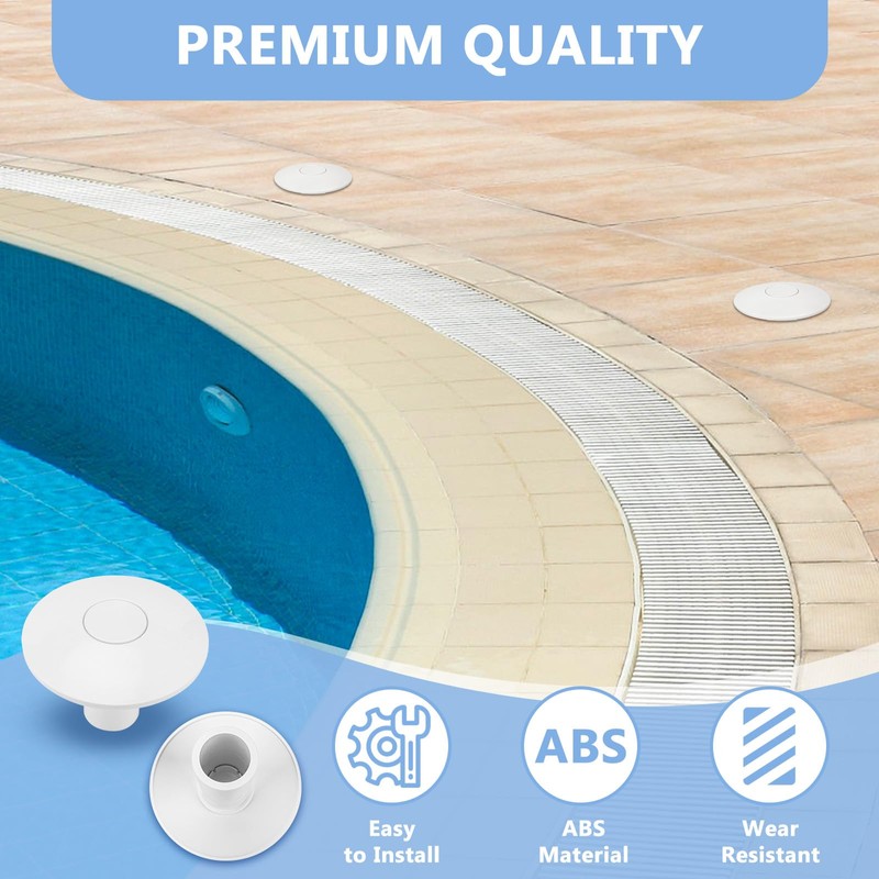 PROSOCOOL Pool Anchor Sockets Cover for Pool Ladder Railing Bases,