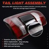 Lathsy LED Tail Light Black Cover with Blind Spot Compatible