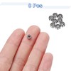 sourcing map 8Pcs MR52ZZ Small Bearing, 2mm ID 5mm OD