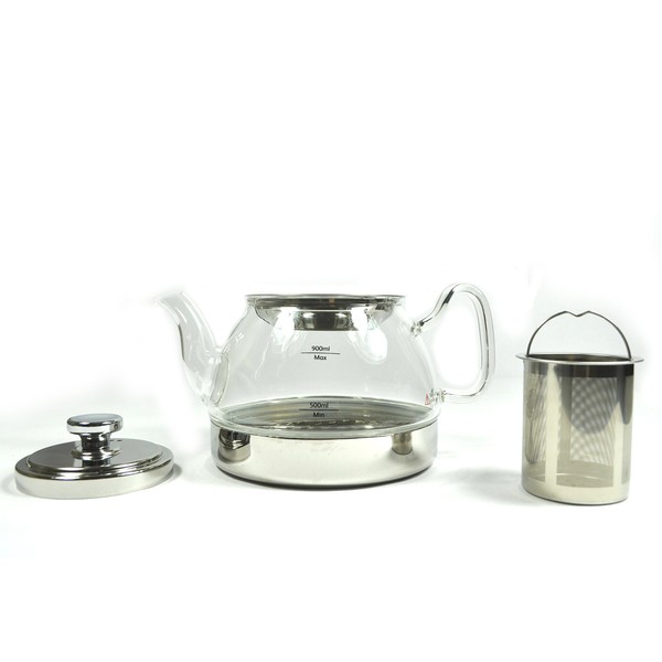 Uniware 1200ml Hop Topt Glass Kettle with Filter []