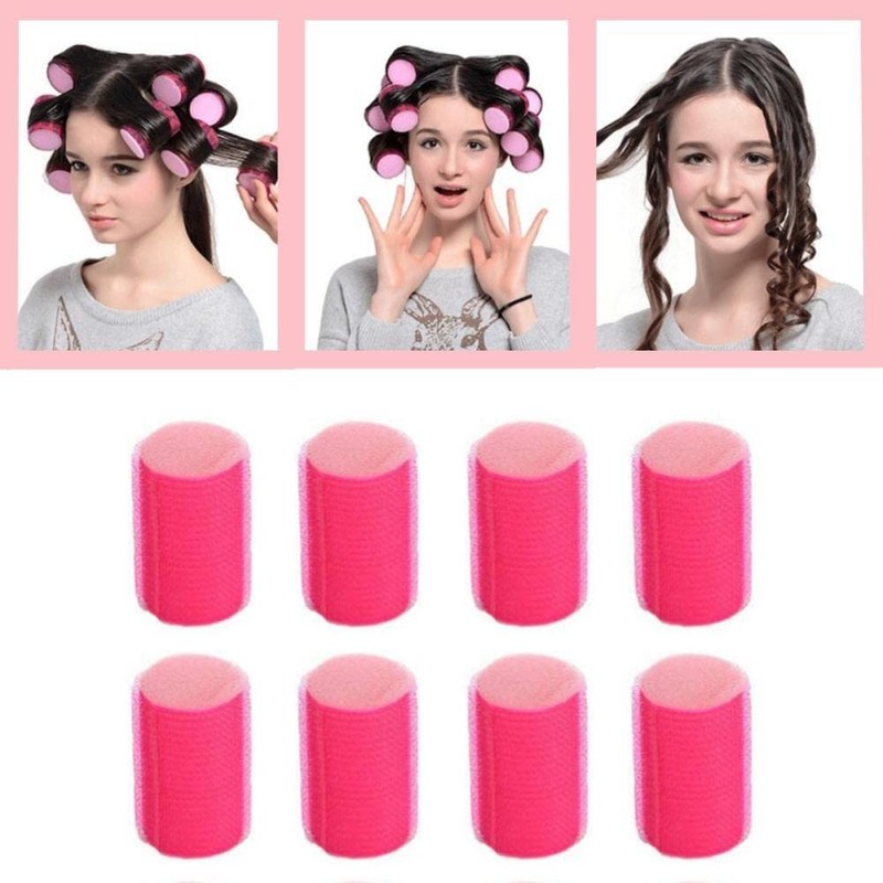 Zopseet 6 Pcs Sponge Hair Rollers Foam Curlers Tools Hairdressing