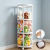 52 Inch 3 Tier Round Plush Stuffed Animal Storage Rack