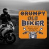 Motorcycle Coaster. Grumpy Old Biker - My Level of Sarcasm