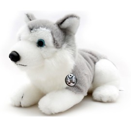 Husky Iowa Alaskan Malamute Lying Cuddly Toy Plush Dog Plush Dog