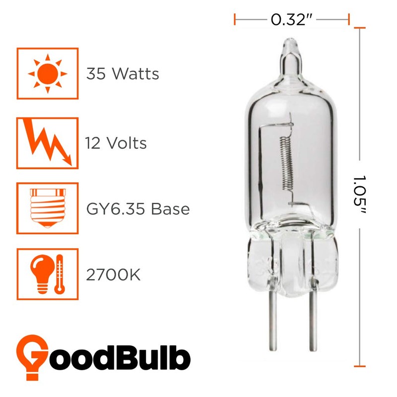 35 Watt JC Light Bulb | 35W GY6.35 Base 12V