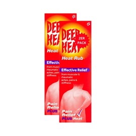 Deep Heat 100g Rub [2 Pack], Total 200g, Muscle Massage Lotion