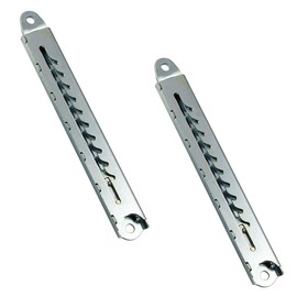 Gedotec Rastomat Flap Fitting Headboard Reclining Height Fitting 10-Way Adjustable | Height Support Galvanised Metal | Adjustment Fitting for Head and Foot Sections | Pack of 2 - Latching Stand