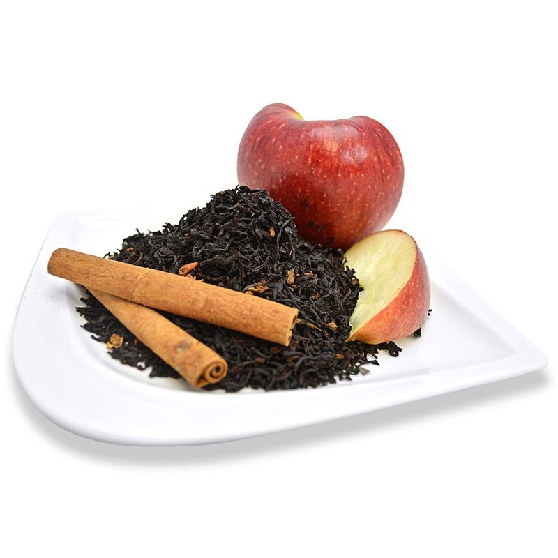 Positively Tea Company, Organic Cinnamon Apple Spice, Black Tea, Loose