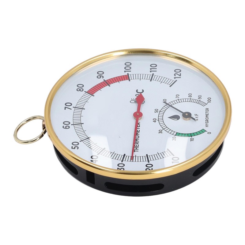 Sauna Thermo-Hygrometer, 2 in 1 Temperature Humidity Meter 10 To