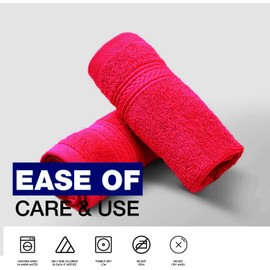 Textile Do 12 X Face Cloth Set 100% Egyptian Combed Cotton Flannel Face Towels 500-GSM Quick Dry And Highly Absorbent Washcloth for Hotel Spa Gym Makeup Remover 30 x 30 cm (Pink, 12)