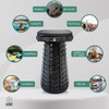Cleverstool Portable Folding Telescopic Stool Square Retractable Lightweight & Compact
