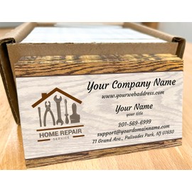 IMPACTONLINEPRINTING, Business Cards 100pcs - Thick Smooth16Pt Paper(350gsm), Handyman-1