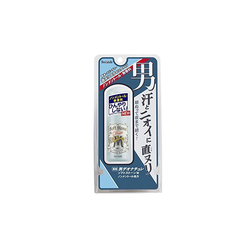 Deonature Men's Soft Stone W Nonmenthol Prescription for Men, Straight