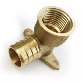 Efield 50 PC 3/4" PEX -1/2" FEMALE NPT DROP EAR ELBOW CRIMP FITTINGS (No-Lead)