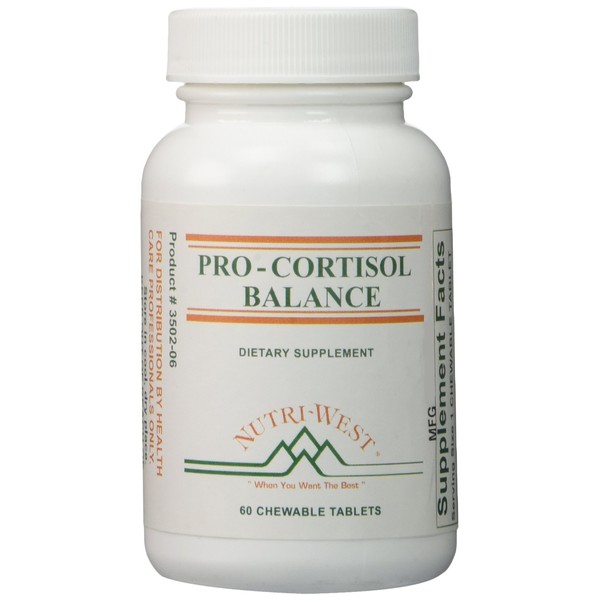 Pro-Cortisol Balance - 60 Chewable Tablets by Nutri West